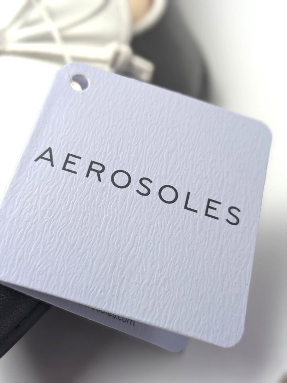 Aerosoles Doran Black White Leather Spectator Pointed Toe Flats 10M NWT - Picture 11 of 12